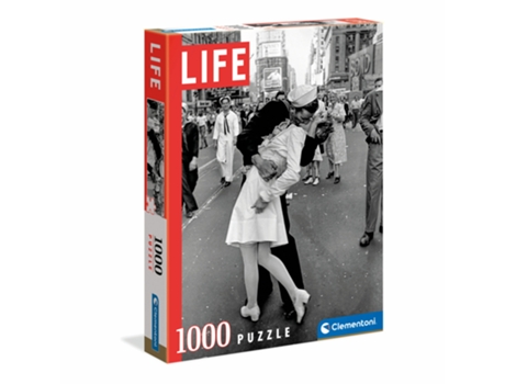 Puzzle CLEMENTONI Life The Kiss 39631 (1000 Piezas)