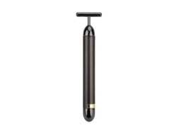 Masajeador Facial Vibratorio De Oro De 24k Con Barra En T Adelgazante Y Efecto Lifting Para La Piel.