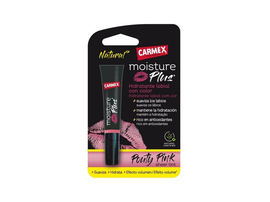 Bálsamos CARMEX Moist Plus Hidratante Pouty Pink3,8