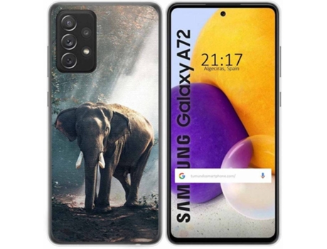 Carcasa Samsung Galaxy A72 TUMUNDOSMARTPHONE Elefante Multicolor