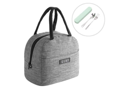 Bolsa térmica impermeable Rebe con bolsillo frontal para picnics y oficina.