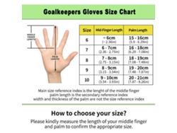 Guantes De Fútbol De Portero Con Agarre Firme, Tallas 6-10, Para Niños, Jóvenes Y Adultos.