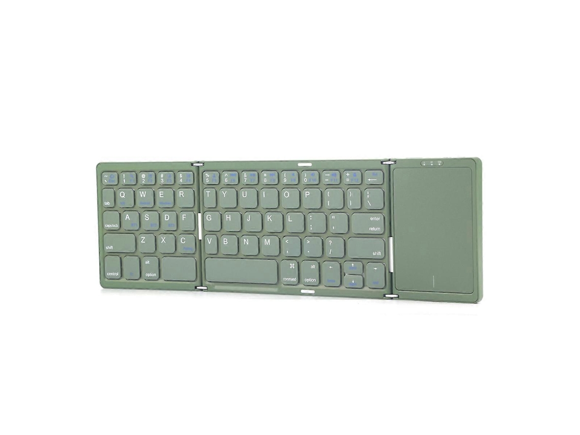 Teclado Bluetooth plegable Teclado inalámbrico Verde oscuro Everley891