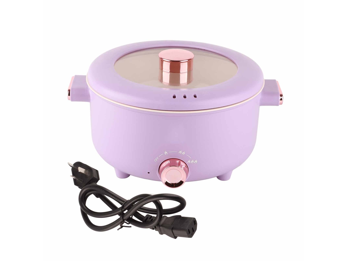 Olla Eléctrica De 3,5 L Con 3 Ajustes De Temperatura, Antiadherente Y Multifuncional De 800 W.