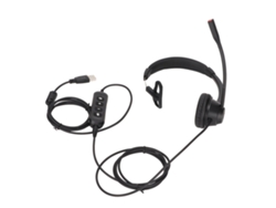 Auriculares Monoaurales De 3,5 Mm Para Negocios Con Tarjeta De Sonido Usb Y Micrófono Hd Para Centros De Llamadas.