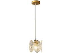 Lámpara Colgante De Cristal Transparente, 1 Bombilla, Estilo Japonés Moderno, Lámpara Colgante Vintage Para Cocina, Isla De Cocina Rústica