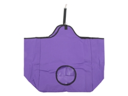 Bolsa De Heno Para Caballos 600d Oxford Plegable Con Gancho Capacidad Grande Morado Para Exterior