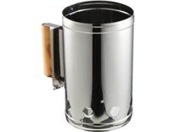 Cubo Para Encender Carbón Para Barbacoa Al Aire Libre, De Metal Resistente Y Duradero.