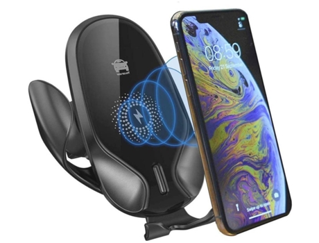 Cargador Sem Rápido Carro Carga Rápida Qi para iPhone 11 Pro Max/XS YIZHOOD Negro