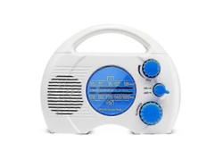 Rádio De Chuveiro À Prova D'água, Alto-falante Para Chuveiro Com Rádio Am/fm, Rádio Portátil Para Pendurar.
