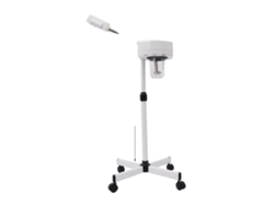 Vaporizador facial, altura ajustable, función de ozono, blanco.