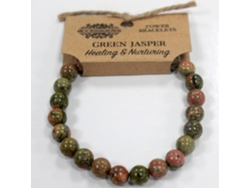 Pulsera Energética Jaspe Verde 6mm 1 unidad Awartisan