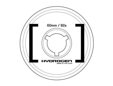 Conjunto de Rodas Hydrogen Street 60/92A 4 Units Brancorollerblade