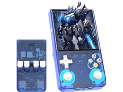 Consola portátil R36 Ultra 4 IPS OCA | 20.000 juegos | 25 emuladores | Linux | Wifi 2.4G | Conexiones externas | Azul | 128 GB | Zruxe