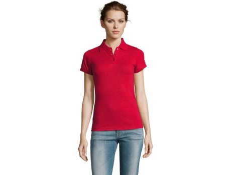 Polo de Mujer SOLS Prime Rojo (XL)