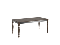 Mesa de Comedor ITAMOBY Romagna Iron (90x180/284 - Paneles de Melamina - Nogal)