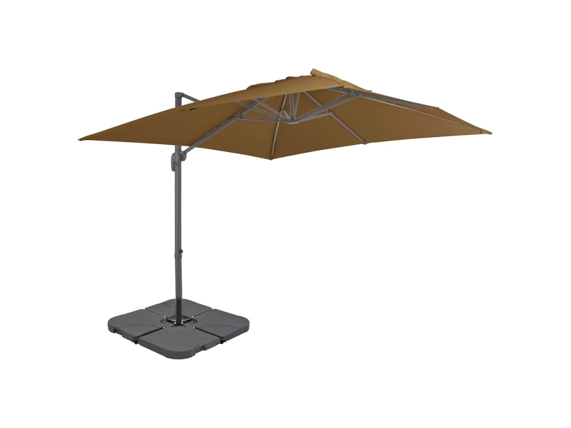 Watch Sol De Jardim Com Base Portã¡til Cinzento Castanhado Dkd Home Decor