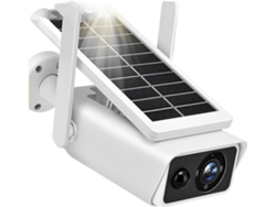 Cámara Solaire 4mp Wifi Visión Nocturna Extérieure Protección De Seguridad Cctv Vigilancia Video
