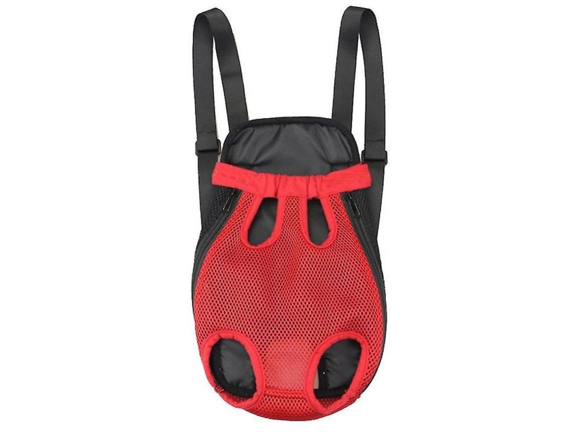 2026-mochila Transportadora De Mascotas Ajustable Con Diseño De Malla Para Gatos Y Perros Zzs Xl Rojo