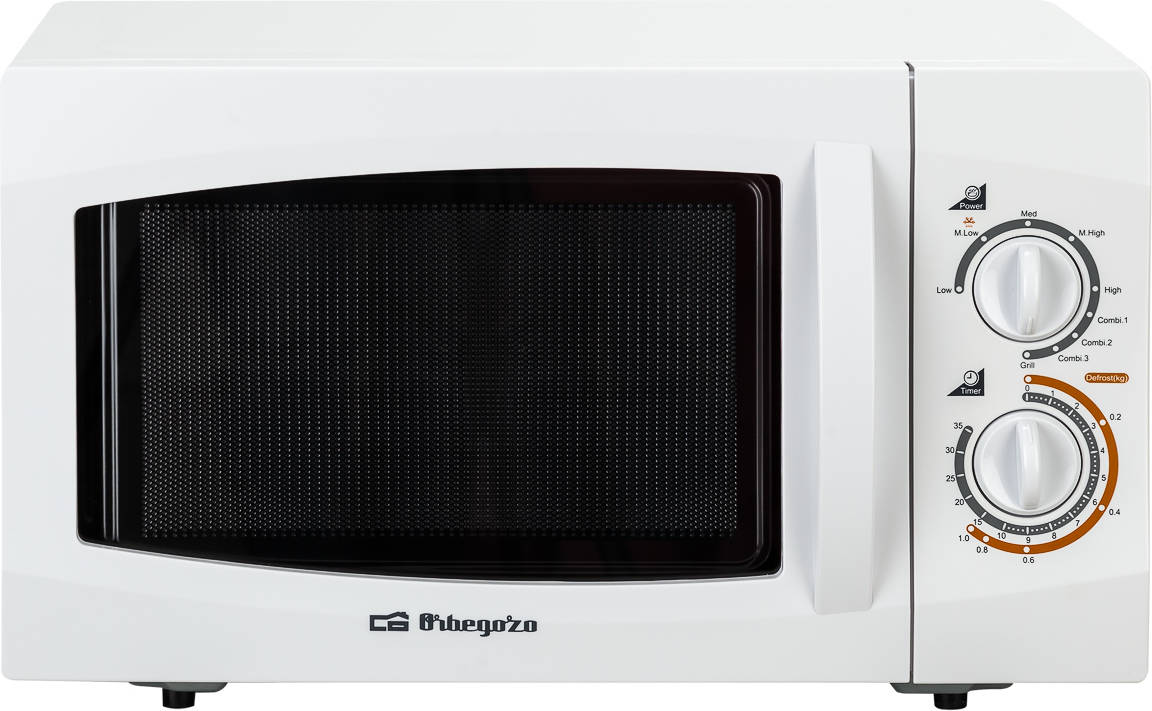 Microondas ORBEGOZO 2322 (23 L - Con Grill - Blanco)