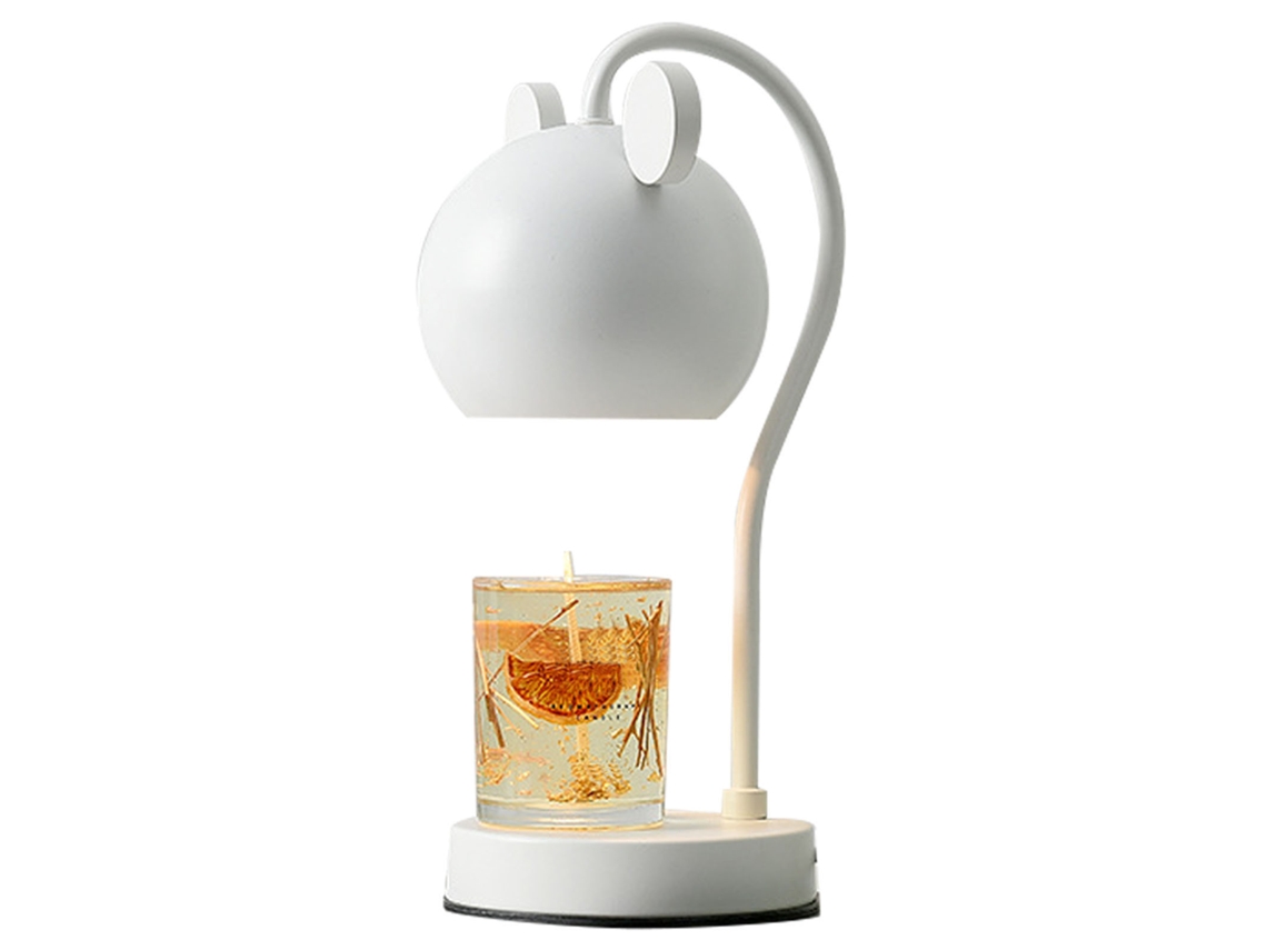 2026-lámpara Calientevelas Aromática Regulable Moderna Eléctrica Cute Para Mesa Con Plug Eu Blanca