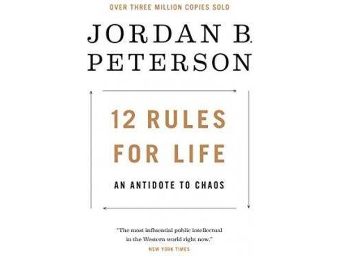 Libro 12 Rules for Life An Antidote to Chaos de Jordan B Peterson (Inglés)