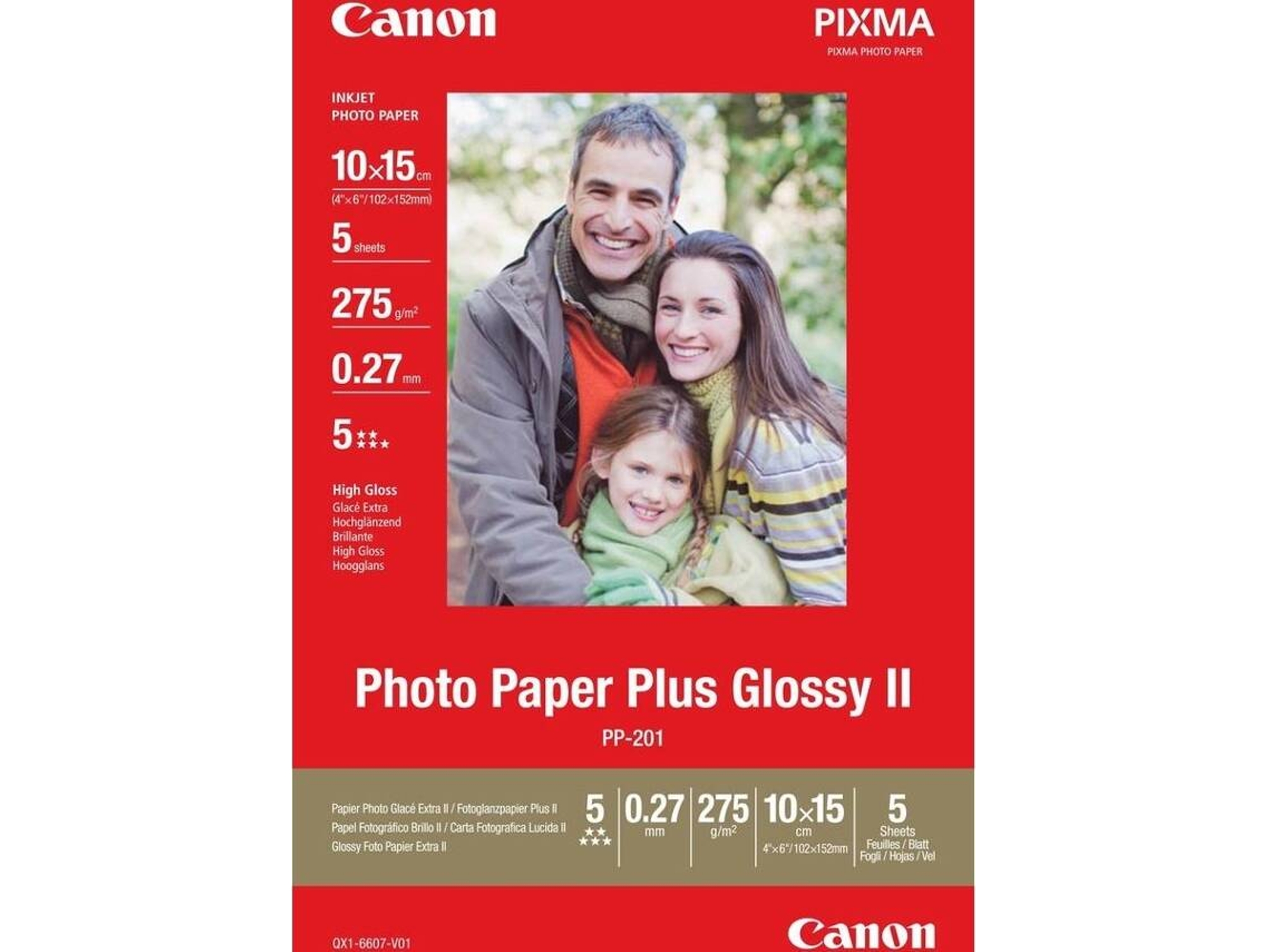 PAP.FOTOG.CANON PLUS PP-201-4X6-50FLS
