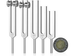 Diapasón De Resonancia Para Kit De Sanación, Aleación De Aluminio 128 Hz, 136,1 256 384 512 Hz Y