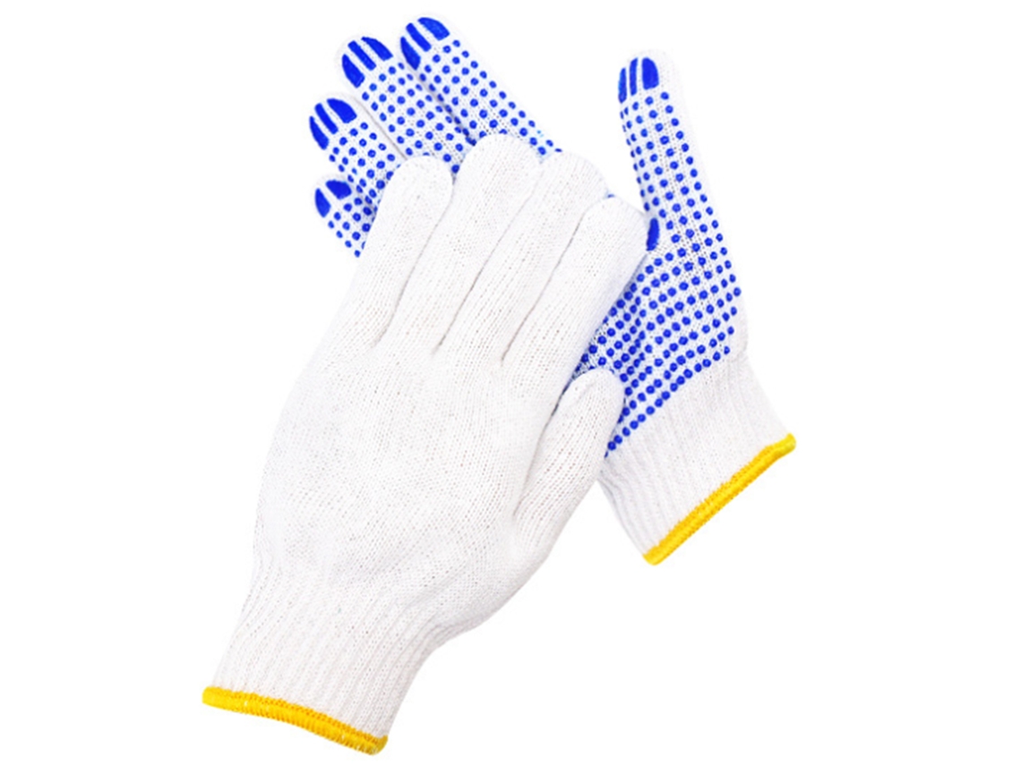 Guantes De Pegamento Con Punto Azul
