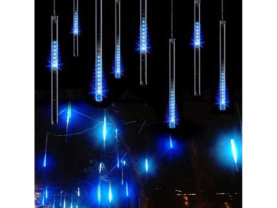 Luces de gota de lluvia Luces de nieve de carámbano para Navidad Fiesta de Halloween Árbol de jardín de vacaciones