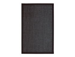 Alfombra vinílica Deblon con Ribete Antideslizante STORESDECO (PVC - 120 x 180 cm - Negro)