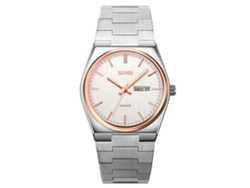 Reloj De Cuarzo Para Hombre Skmei 9288, Resistente Al Agua Hasta 30 M, Con Brazalete De Acero Inoxidable.