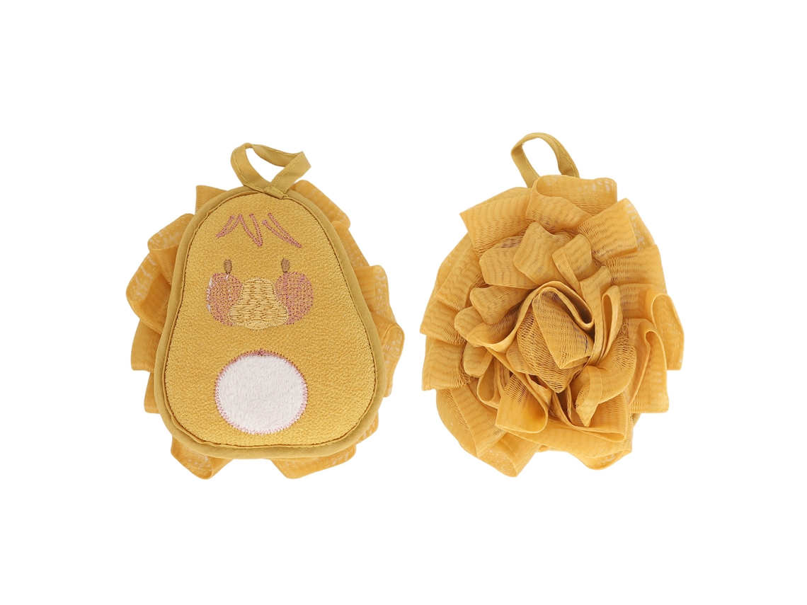 2 Esponjas De Baño De Malla Suave Para El Cuerpo Y La Espalda.