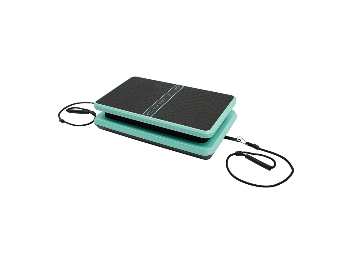 Máquina de ejercicios con plataforma vibratoria, control remoto, ajuste de velocidad múltiple, OEM verde