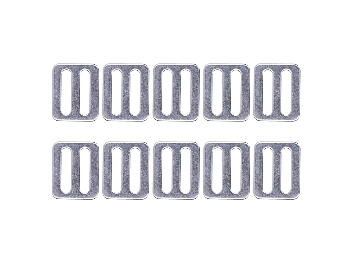 10 Hebillas Ajustables De Acero Inoxidable 316 Para Cinturones, Collares Y Correas Con Deslizador.