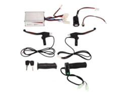 2026-controlador De Escobillas 12v 250w Con Mango De Aceleración, Palanca De Freno Y Accesorios Para Bicicleta Y Patinete Eléctrico