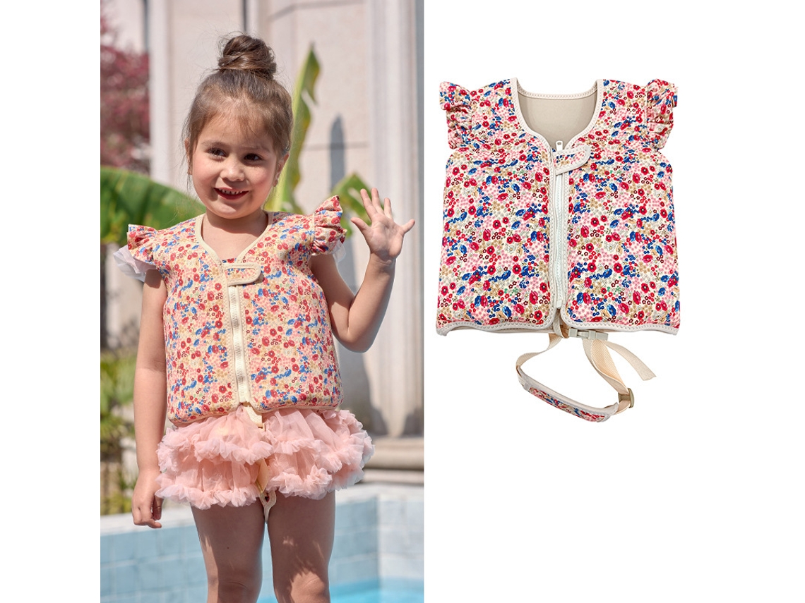 Chaleco Salvavidas Infantil Henten Home. No Requiere Inflado Para Prevenir Ahogamientos. Apto Para Niños De 10 A 30 Kg