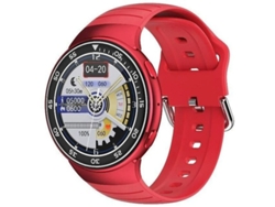 Reloj inteligente Yizhood para hombre, IP67, resistente al agua, deportivo, con control del ritmo cardíaco, auriculares inalámbricos Bluetooth (rojo)