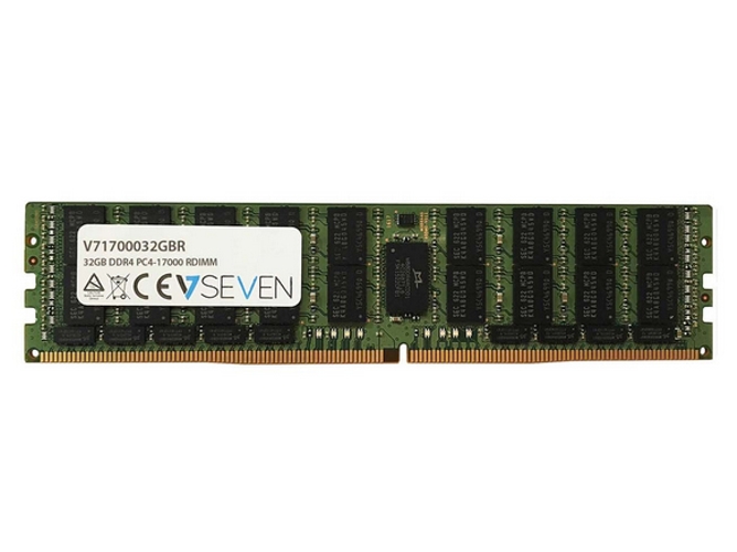 Memoria RAM DDR4 V7 V71700032GBR (1 x 32 GB - 2133 MHz - Verde)