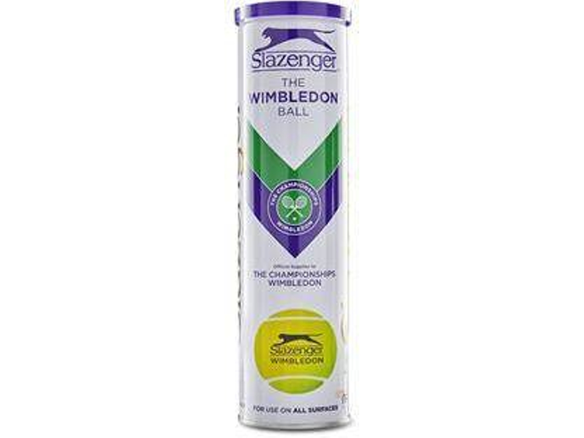 Pelotas de Tenis SLAZENGER wimbledon (TU - Amarillo)