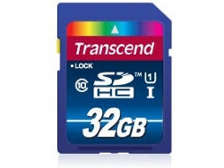 Tarjeta de Memoria TRANSCEND 32GB SDHC Class 10 UHS-I