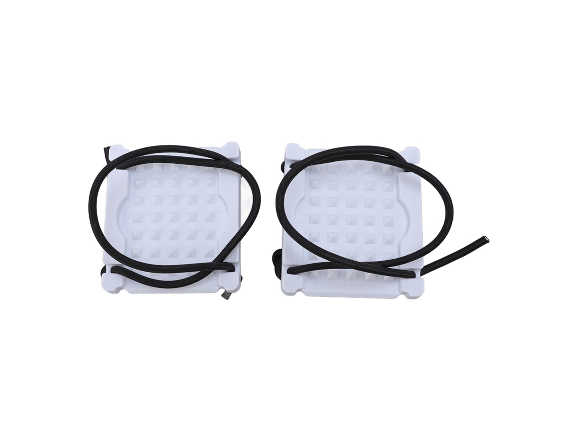 2pcs Placa De Peso Para Mergulho Com Cinto Ajustável Pronta Liberação Material Nylon Fibra De Vidro Branco