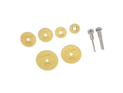 8 Piezas Disco De Corte Hss Ultra Delgado Hoja De Sierra Para Madera Metal Acero Oro