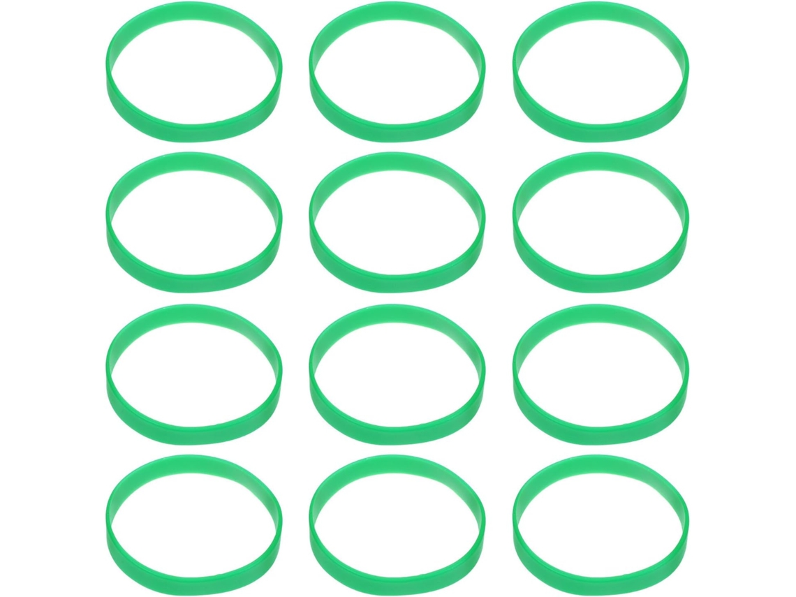 Pulseras Elásticas De Silicona Verde Para El Día De San Patricio, Paquete De 100 Unidades, Pulsera Deportiva