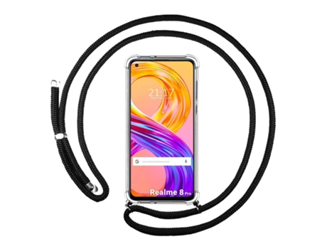 Carcasa Realme 8 4G / 8 Pro TUMUNDOSMARTPHONE Colgante Negro