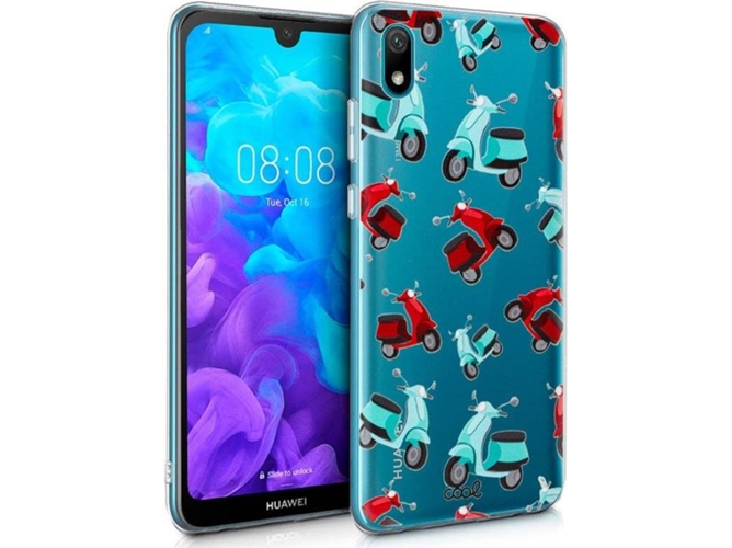 Carcasa Huawei Y5 2019 COOL Clear Multicolor