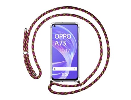 Carcasa Oppo A73 5G TUMUNDOSMARTPHONE Colgante Rosa