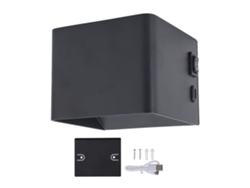 Aplique de pared LED 2026 con sensor de movimiento magnético USB inalámbrico, aluminio, para escaleras, pasillo y dormitorio.