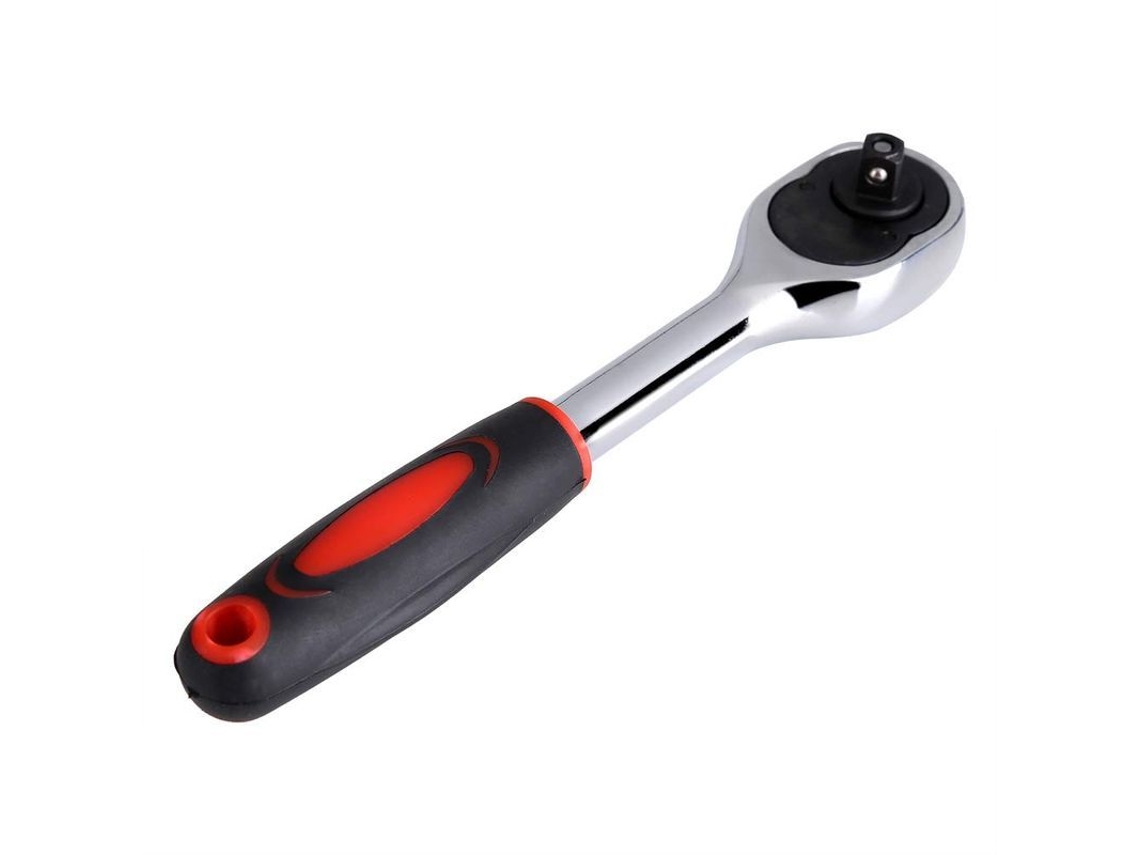 2026-manivela De Trinquete Impermeable De Alto Rendimiento, 1/4", Acero 55, Mango Tpr, Liberación Rápida De Baterías