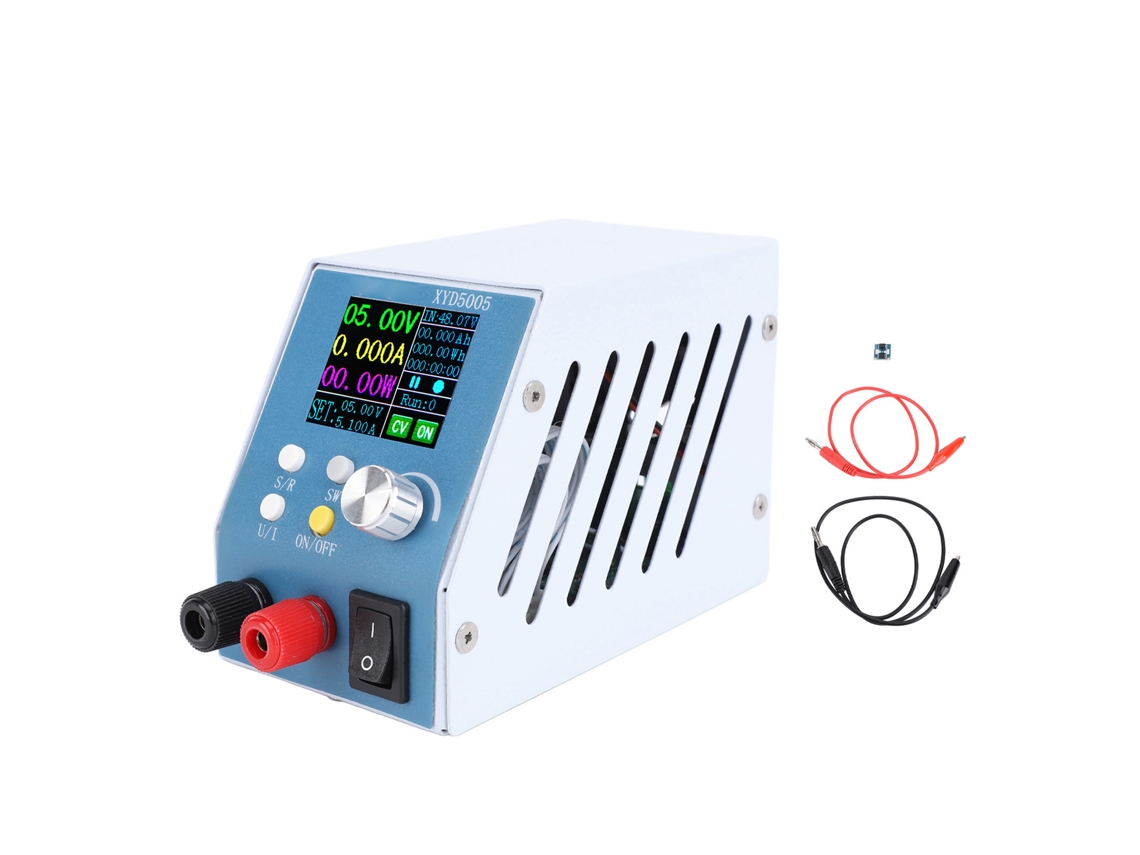 Fuente De Alimentación Regulada De Cc De 50 V, 5 A Y 250 W Con Convertidor Reductor, Medidor De Voltaje Y Corriente.